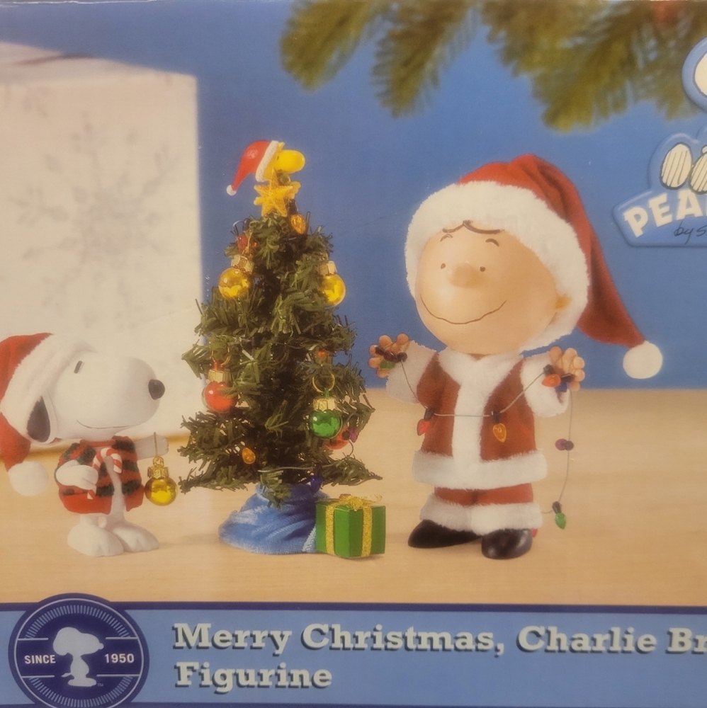 Department 56 Possible Dreams Merry Christmas Charlie Brown Figurine Set - Picture 3 of 13